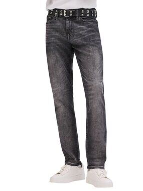 &Denim H&M Jeans, Slim Straight, Gray, Faded, 32x31, EUC